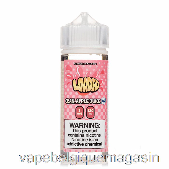 Vape Shop Bruxelles Pomme De Canne Glacée - E-liquide Chargé - Impitoyable - 120ml 0mg